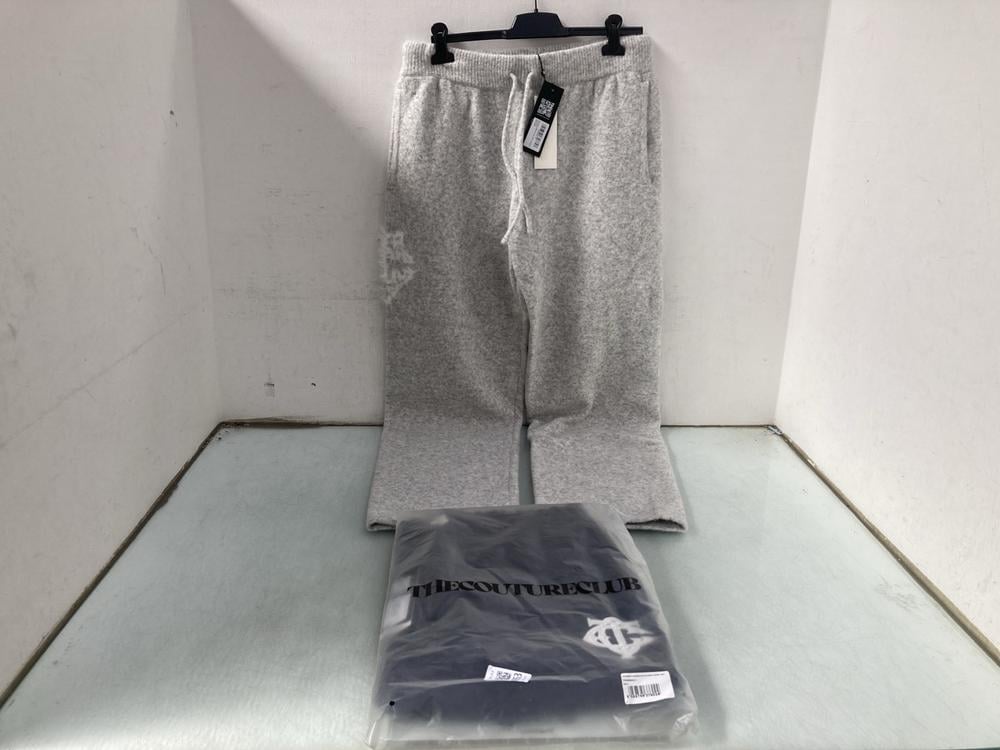 THE COUTURE CLUB MONOGRAM NAVY JOGGERS UK SIZE LAR