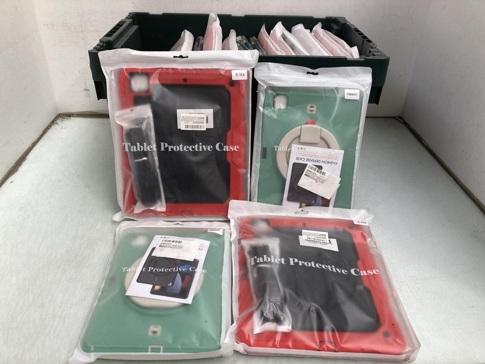 QTY OF ASSORTED IPAD CASES TO INCLUDE IPAD PRO 12.