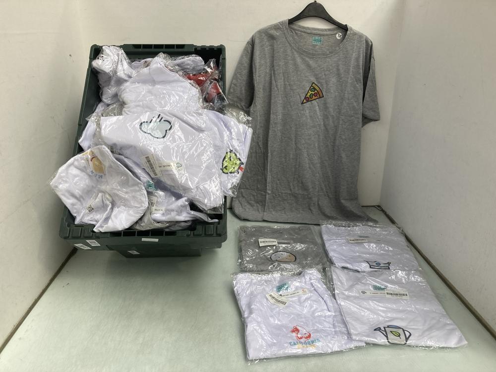 QTY OF ASSORTED CLOTHING ITEMS IN VARIOUS SIZES TO
