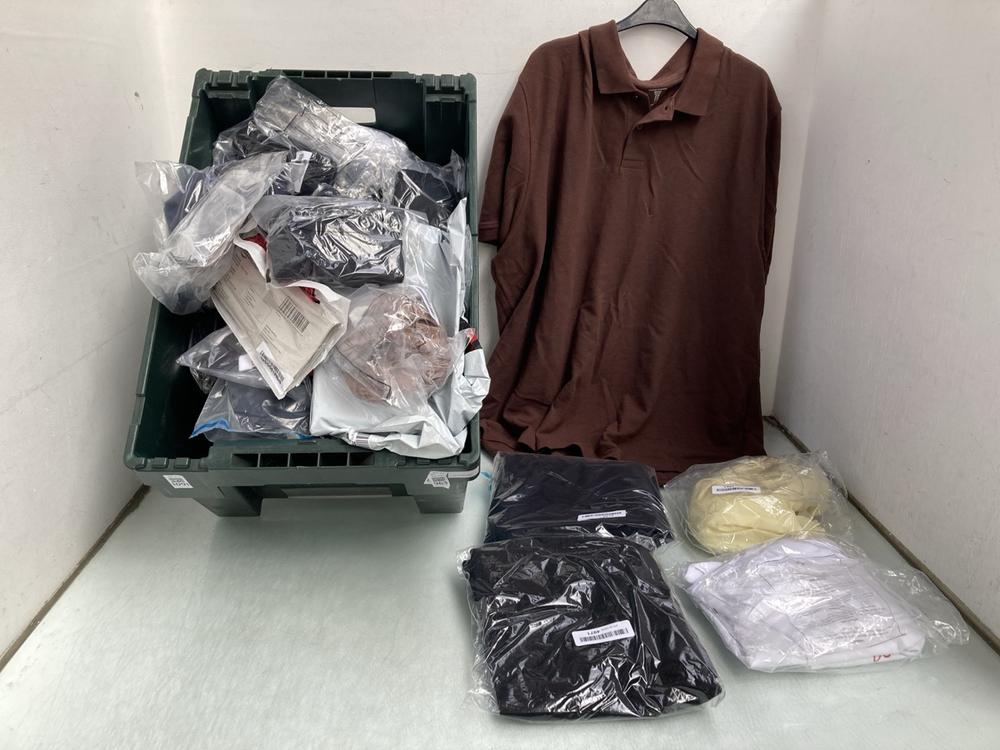 QTY OF ASSORTED CLOTHING ITEMS IN VARIOUS SIZES TO