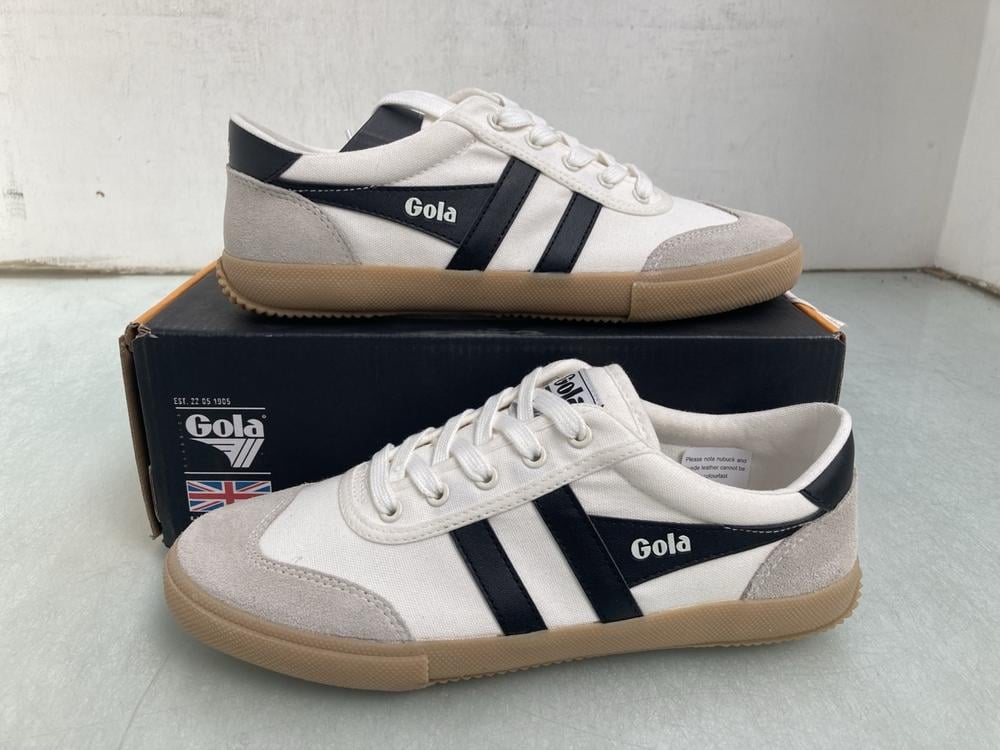 GOLA BAGLE OFF WHITE AND BEIGE TRAINERS UK SIZE 7: