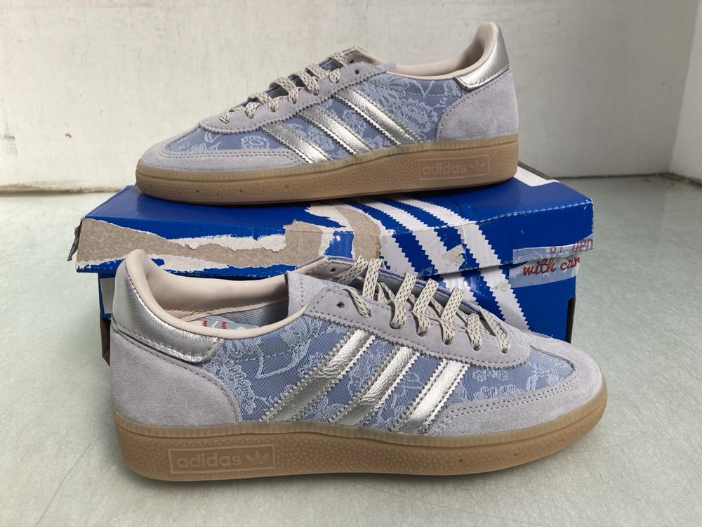ADIDAS HANDBALL SPEZIAL W SILVER TRAINERS UK SIZE 