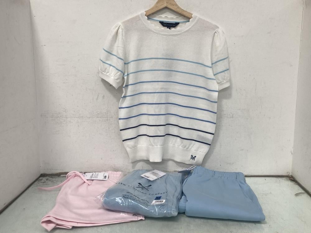 4 X ASSORTED CREW CLOTHING COMPANY CLOTHING IN VAR