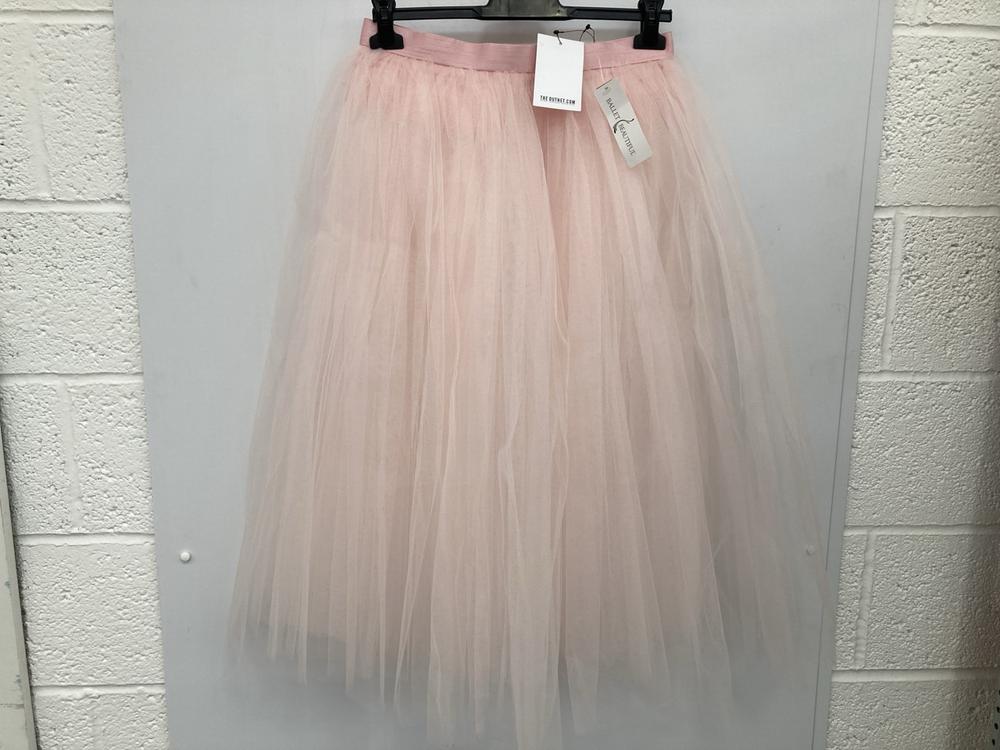 WOMENS OUTNET PINK TULLE DRESS UK SIZE LARGE: LOCA