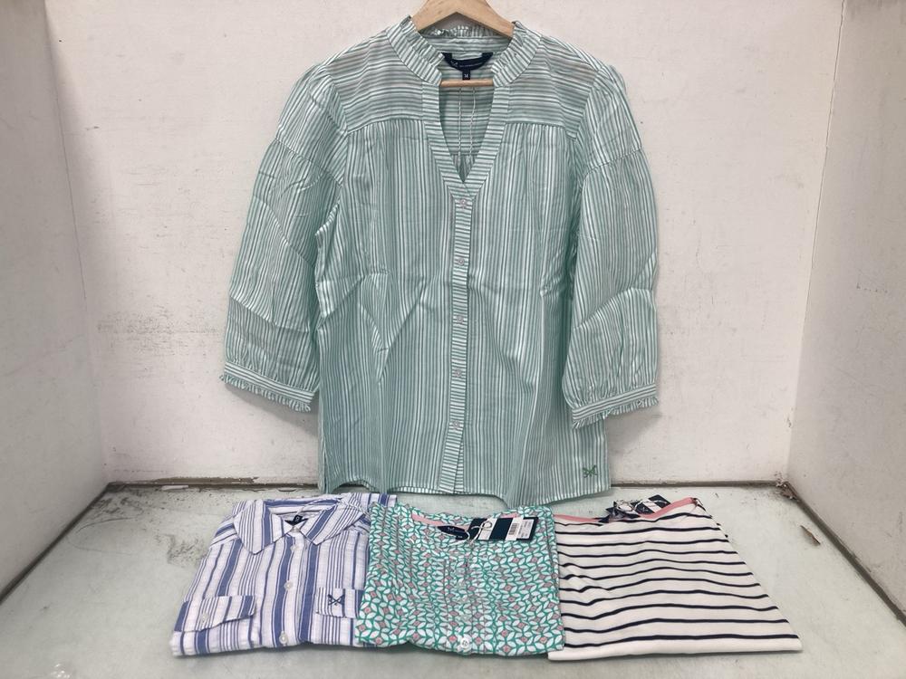 4 X ASSORTED CREW CLOTHING COMPANY CLOTHING IN VAR