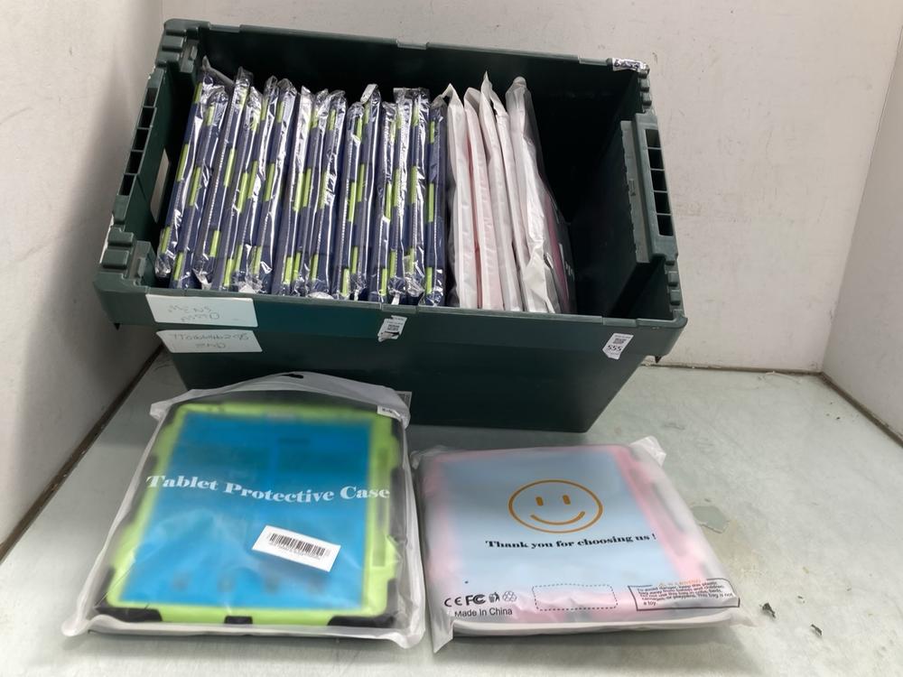 QTY OF ASSORTED IPAD CASES TO INCLUDE IPAD PRO 12.