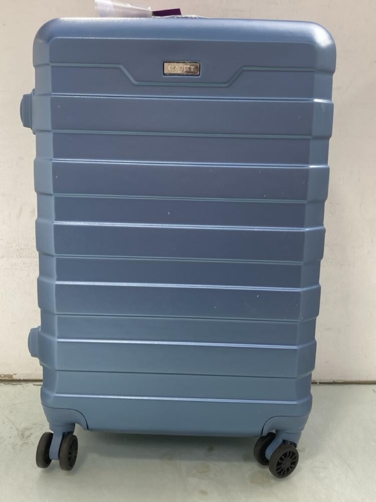 CMY SMALL HARDSHELL 360 SUITCASE IN BLUE: LOCATION
