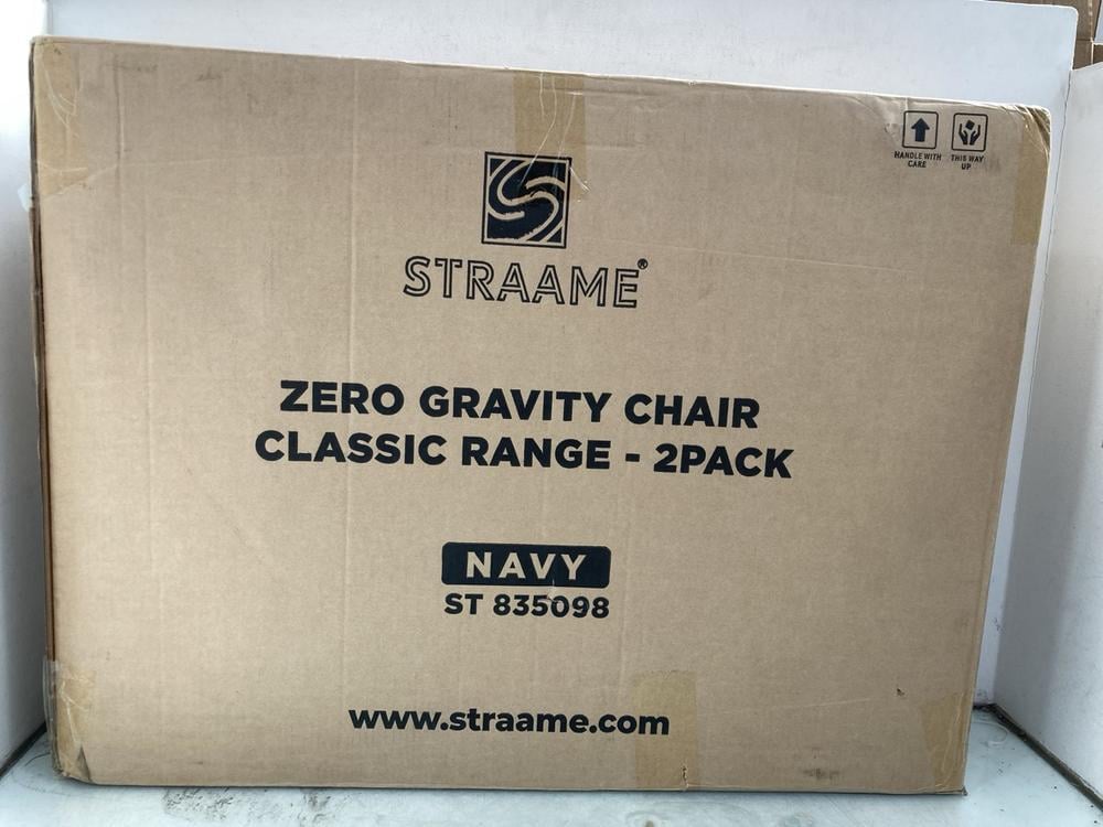 SET OF 2 STRAAME ZERO GRAVITY CLASSIC RANGE CHAIRS
