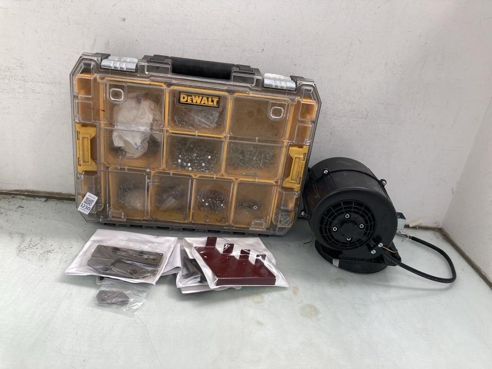 QTY OF ASSORTED HARDWARE ITEMS TO INCLUDE DEWALT T