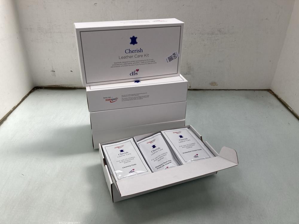 4 X DFS CHERISH LEATHER CARE KITS: LOCATION - A55