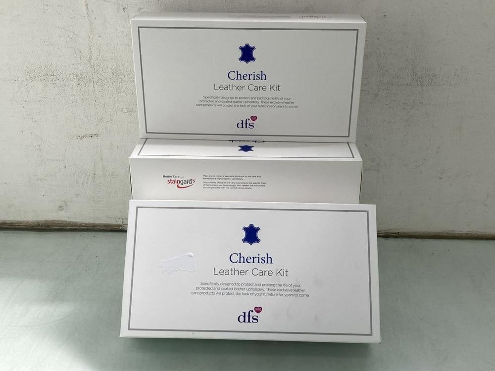 5 X DFS CHERISH LEATHER CARE KITS: LOCATION - A56