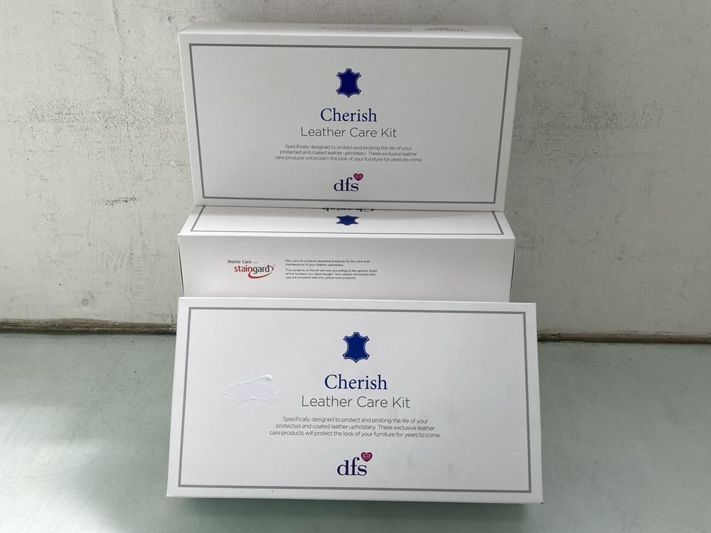 5 X DFS CHERISH LEATHER CARE KITS: LOCATION - A56