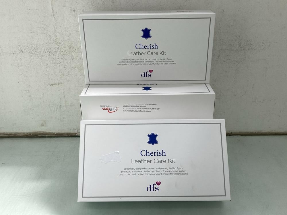 5 X DFS CHERISH LEATHER CARE KITS: LOCATION - A56