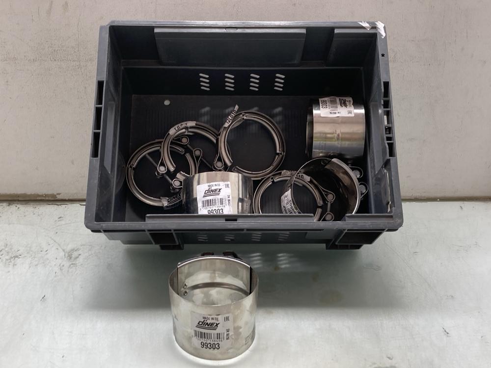 QTY OF ASSORTED ITEMS TO INCLUDE DINEX CLAMPING PI