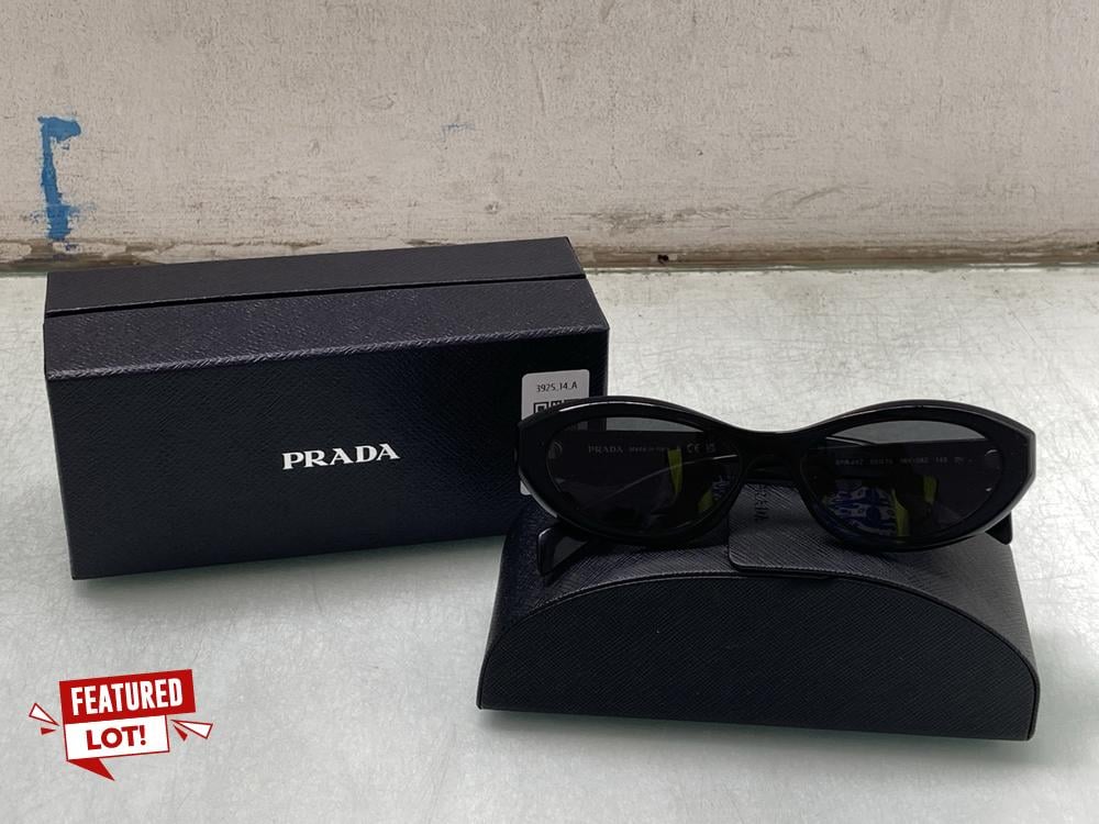 PRADA PR 26ZS SUNGLASSES IN BLACK - ORIGINAL RRP £