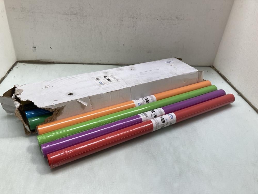 QTY OF SUPER POSTER DISPLAY ROLLS IN VARIOUS COLOU