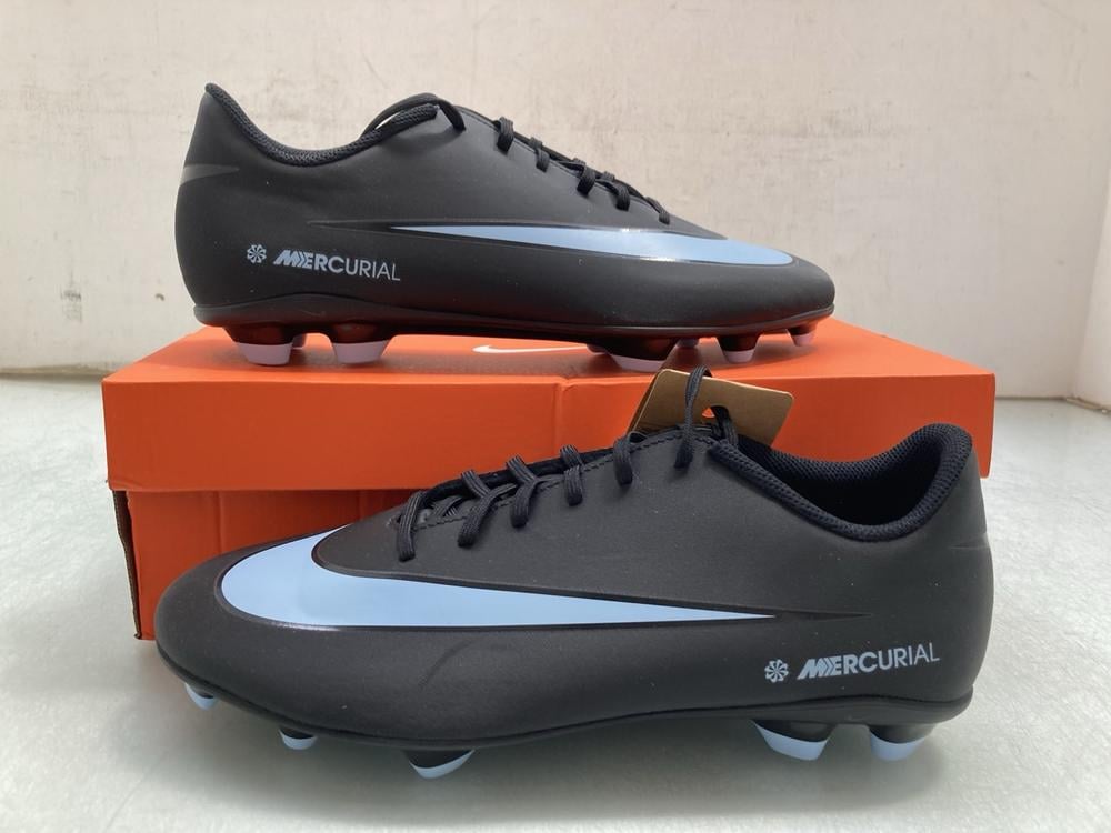 NIKE VAPOR 16 CLUB FG/MG TRAINERS IN BLACK/ICEBLUE