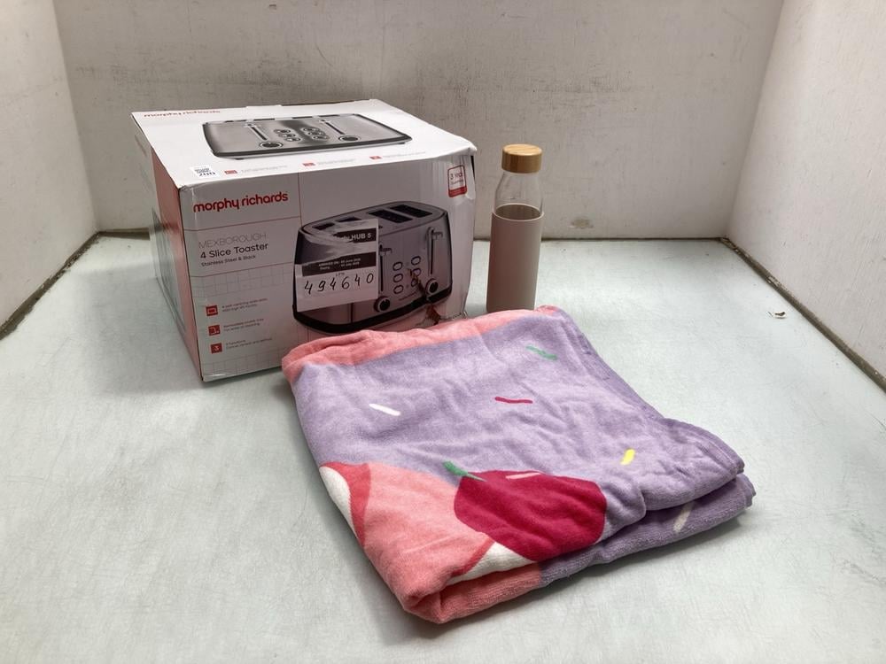 MORPHY RICHARDS MEXBOROUGH 4 SLICE TOASTER IN STAI