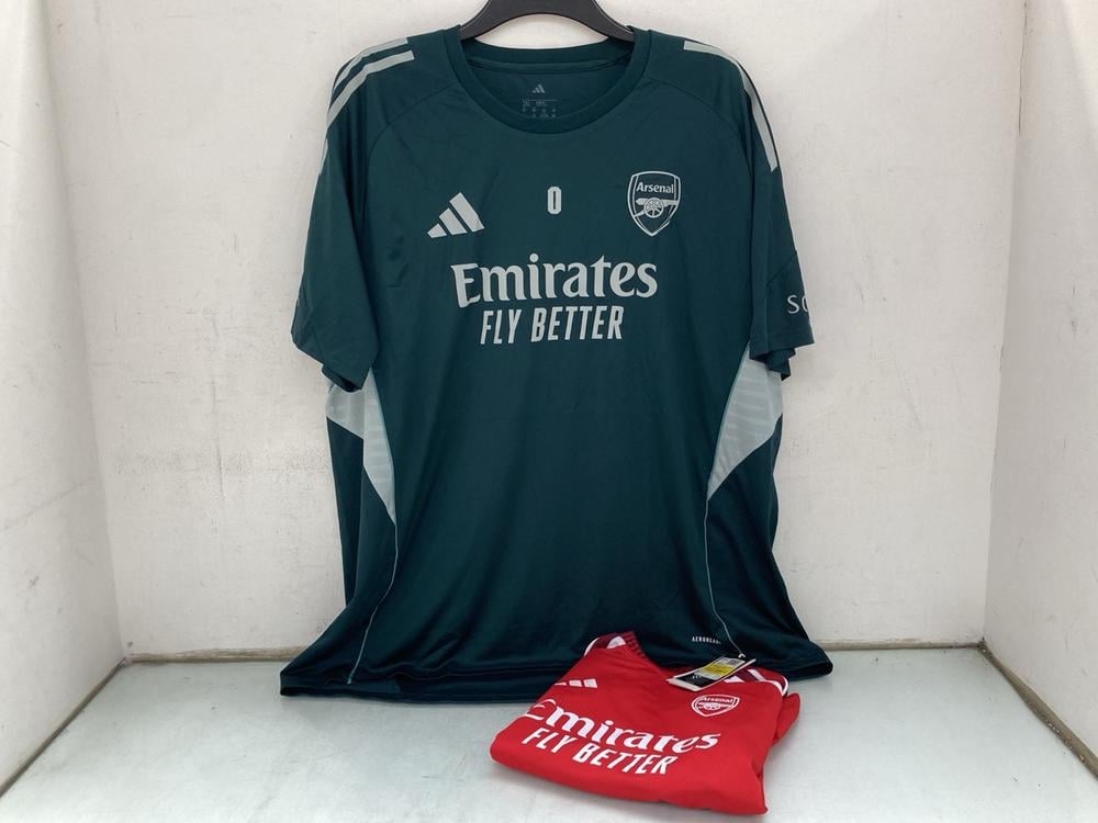 ADIDAS ARSENAL GREEN SPORTS TOP UK SIZE 2XL: LOCAT