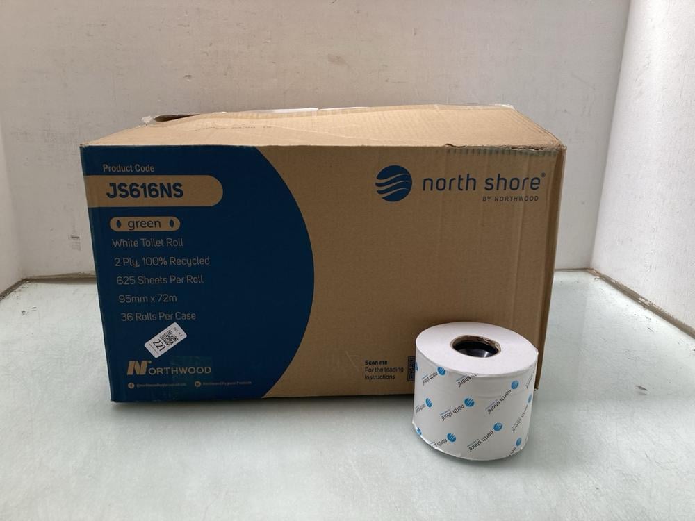 QTY OF NORTH SHORE WHITE TOILET ROLL: LOCATION - A
