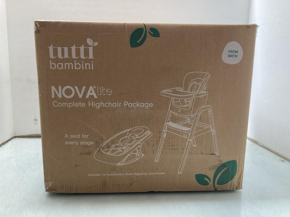 TUTTI BAMBINI NOVA LITE COMPLETE HIGHCHAIR PACKAGE