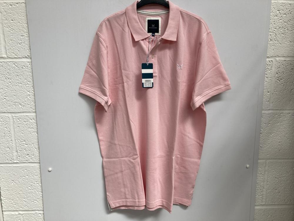 MENS CREW CLOTHING COMPANY MELBURY POLO SHIRT IN P