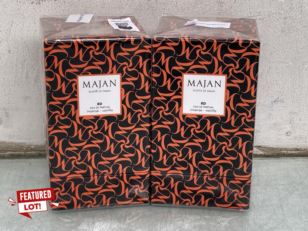 2 X MAJAN SCENTS OF OMAN RD EAU DE PARFUM 100ML - 
