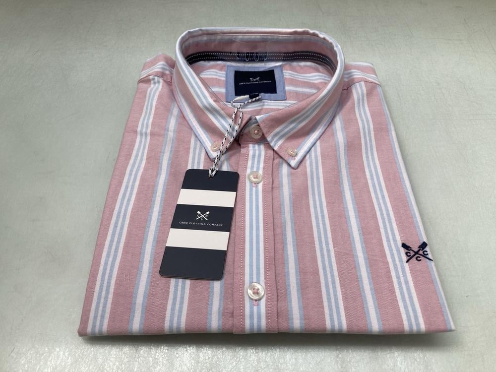 CREW CLOTHING COMPANY SHORT SLEEVE CLASSIC FIT OXF