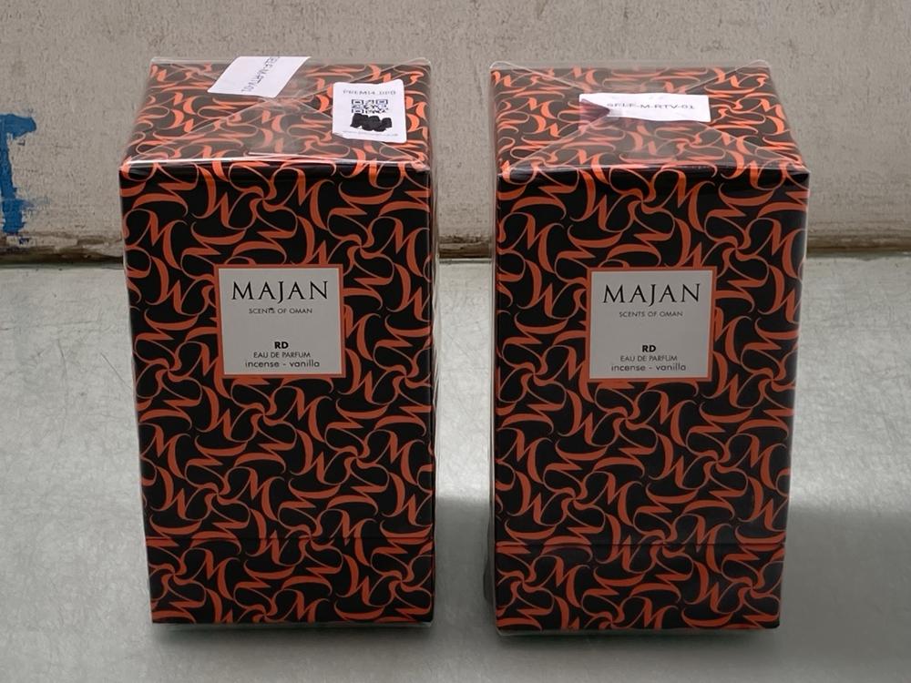 2 X MAJAN SCENTS OF OMAN RD EAU DE PARFUM 100ML - 