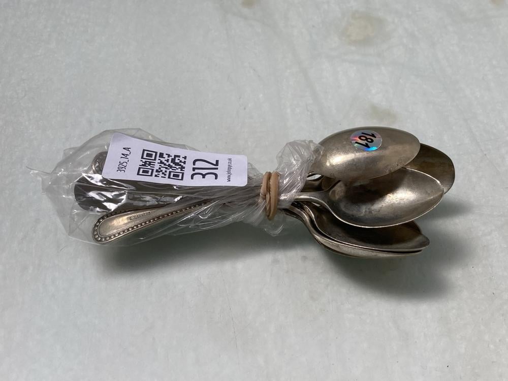 7 X ASSORTED TEASPOONS ONE BEING MARKED BRAZILIAN 