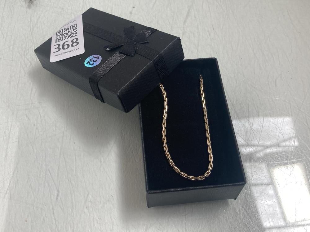 GOLD TINTED NECKLACE 10 GRAMMES 53 CM IN PRESENTAT