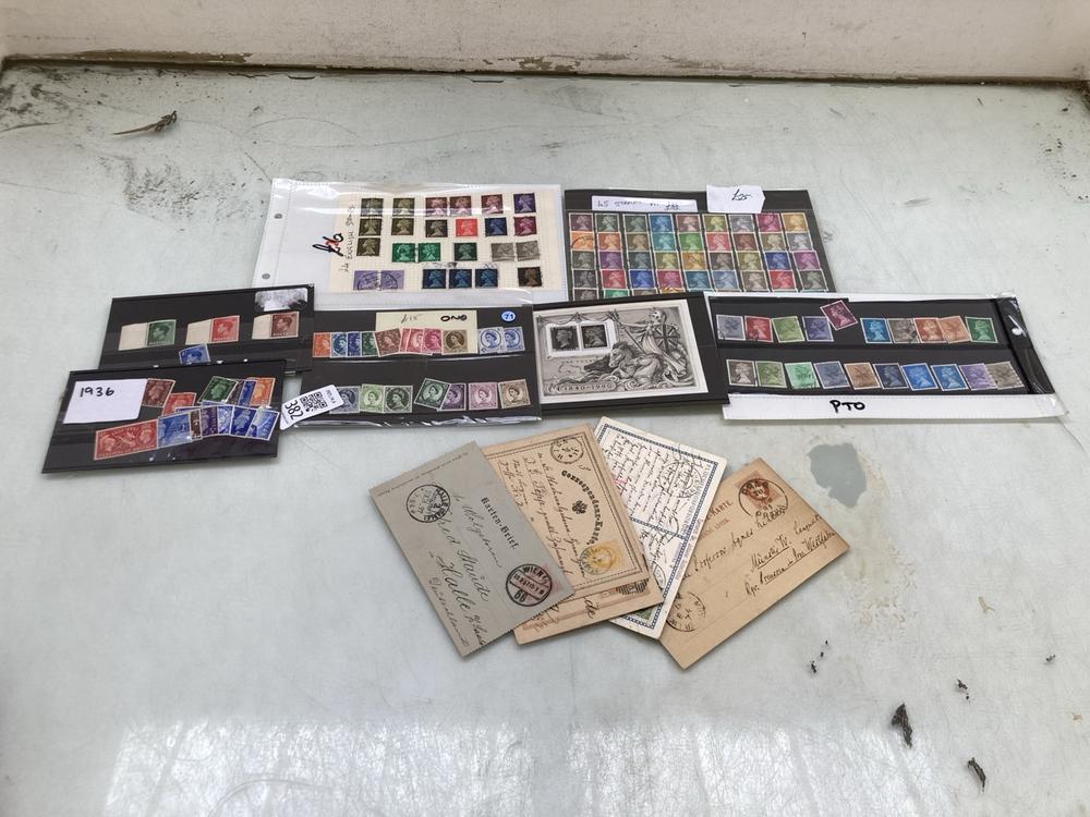HANGERS OF BETTER BRITISH STAMPS, MAINLY DEALER PR
