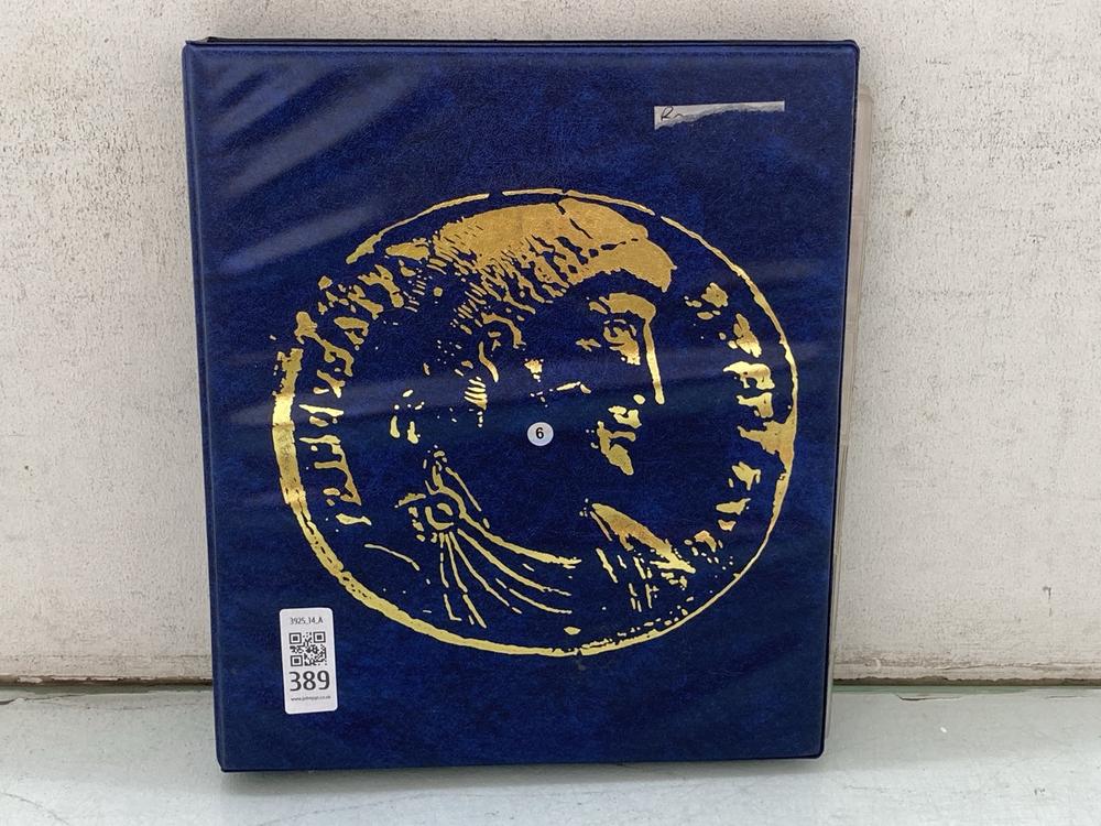 A LARGE, WELL FILLED NUMISMATIC ALBUM CONTAINING S