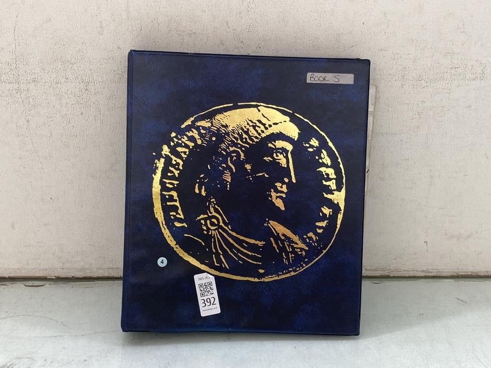 A LARGE, WELL FILLED NUMISMATIC ALBUM CONTAINING S