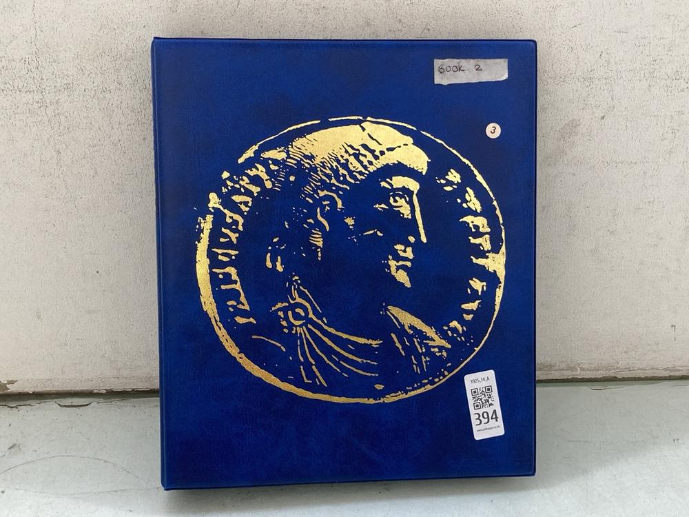 A LARGE, WELL FILLED NUMISMATIC ALBUM CONTAINING S