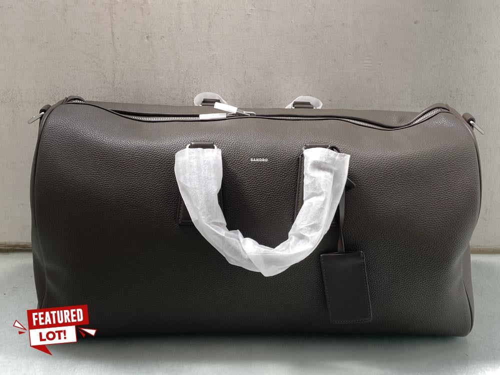 SANDRO WEEKEND BAG IN TAUPE - ORIGINAL RRP £469.00