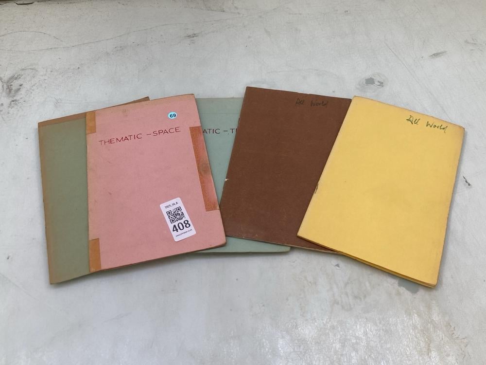 FIVE VINTAGE STAMP CLUB COLLECTORS ALBUMS: LOCATIO