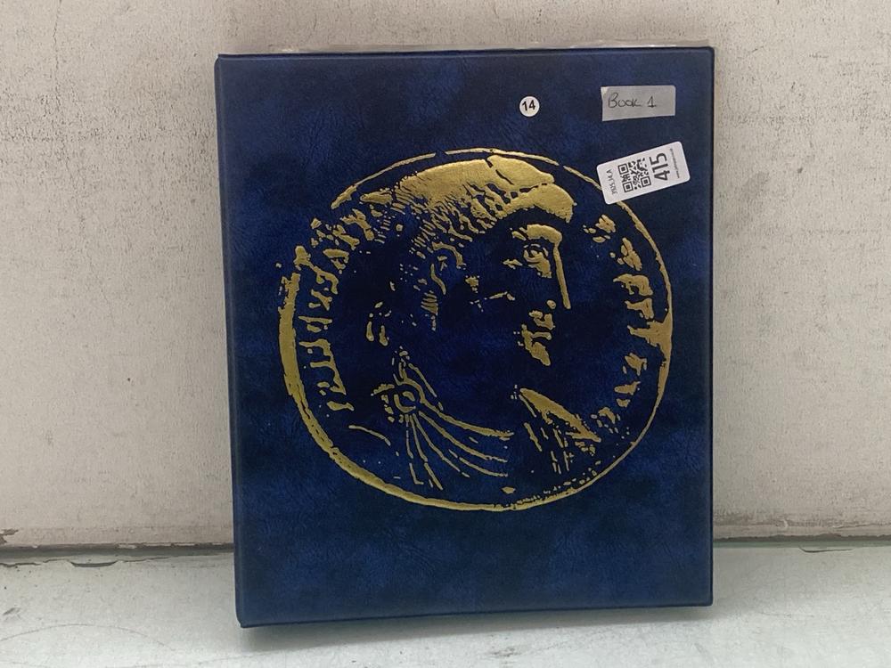 A LARGE, WELL FILLED NUMISMATIC ALBUM CONTAINING S