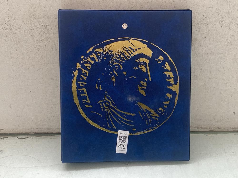 A LARGE, WELL FILLED NUMISMATIC ALBUM CONTAINING S