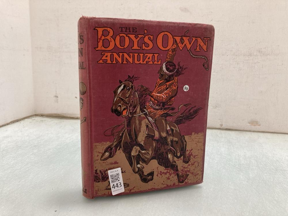 AN ANTIQUARIAN CHILDREN'S BOOK, "THE BOYS OWN ANNU