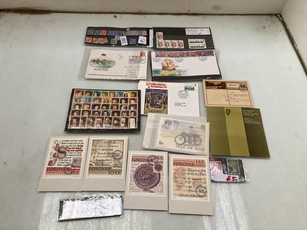 HANGERS OF BETTER BRITISH STAMPS, MAINLY DEALER PR