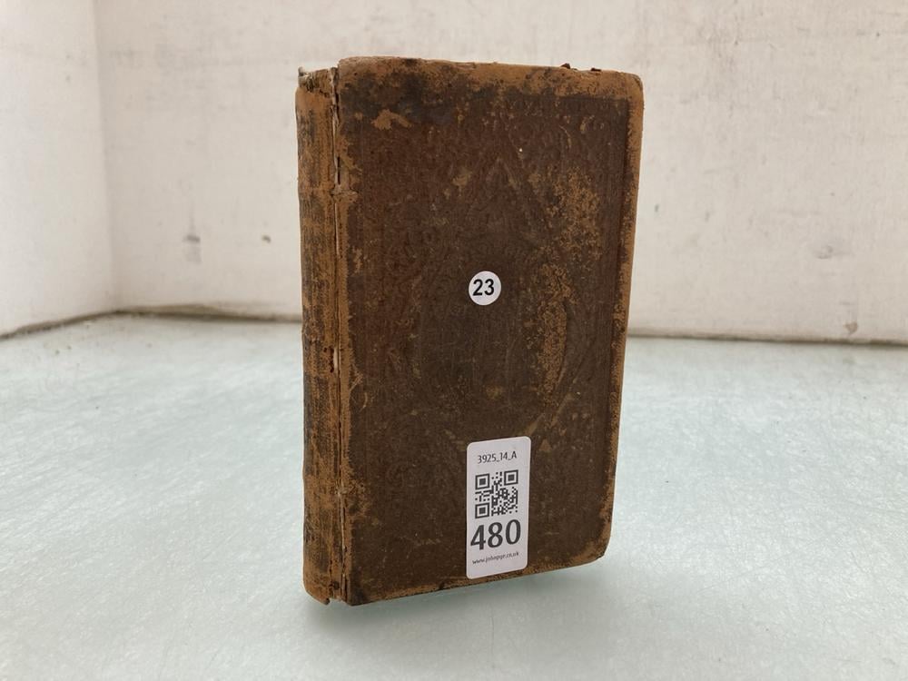 ONE ANTIQUARIAN VOLUME, "THE BOOK OF COMMON PRAYER
