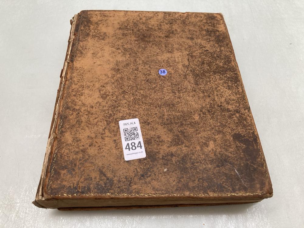 ONE ANTIQUARIAN VOLUME, 1797, THOROTON'S HISTORY O