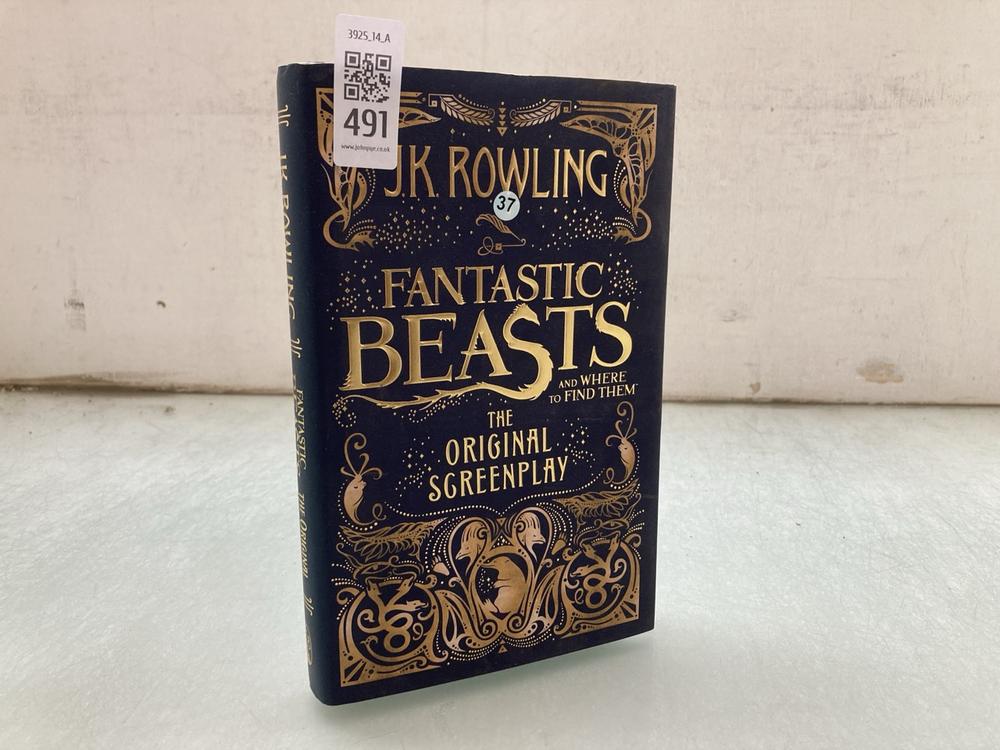 FIRST EDITION BOOK BY J.K. ROWLING, HARDBACK WITH 