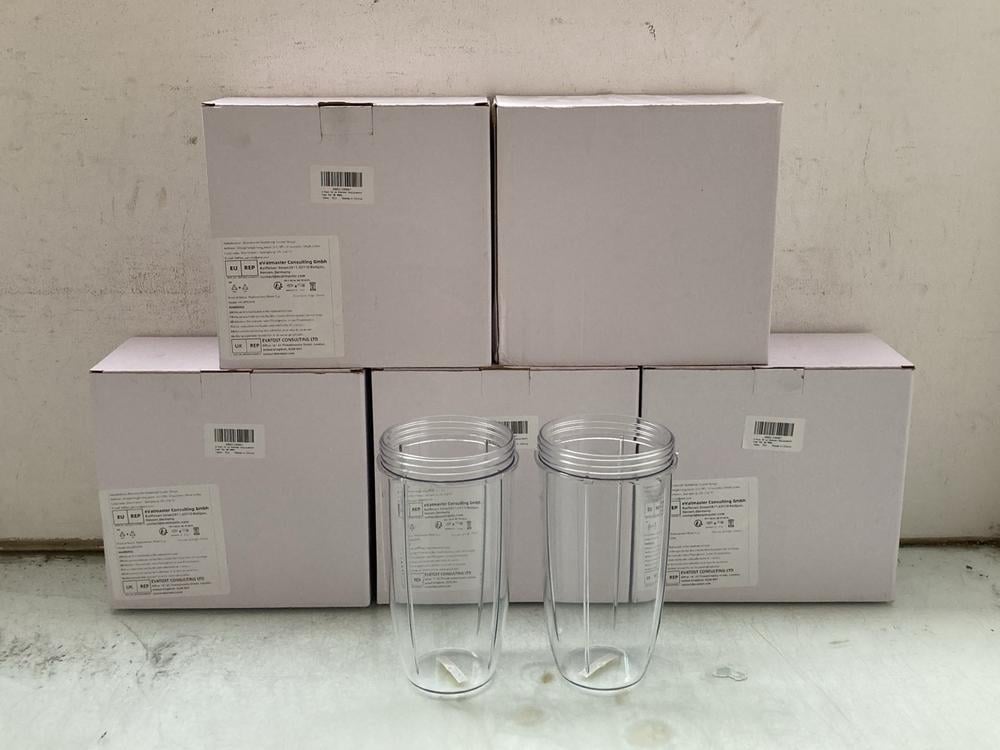 5 X PACKS OF 2 32 OZ BLENDER REPLACEMENTS CUPS: LO