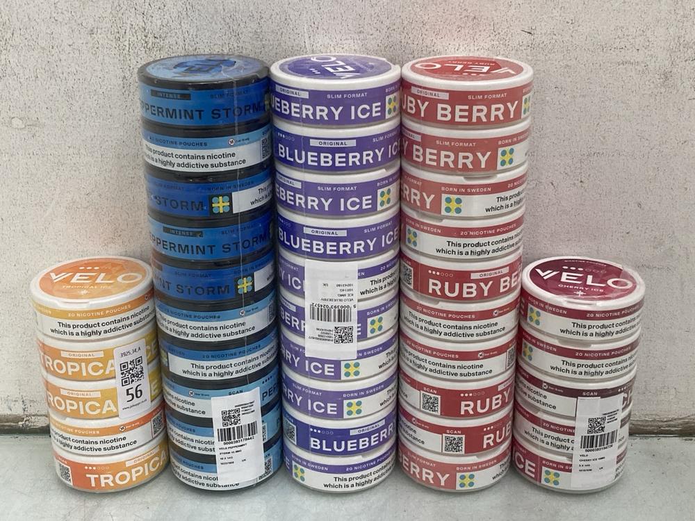 QTY OF ASSORTED NICOTINE POUCHES IN VARIOUS FLAVOU