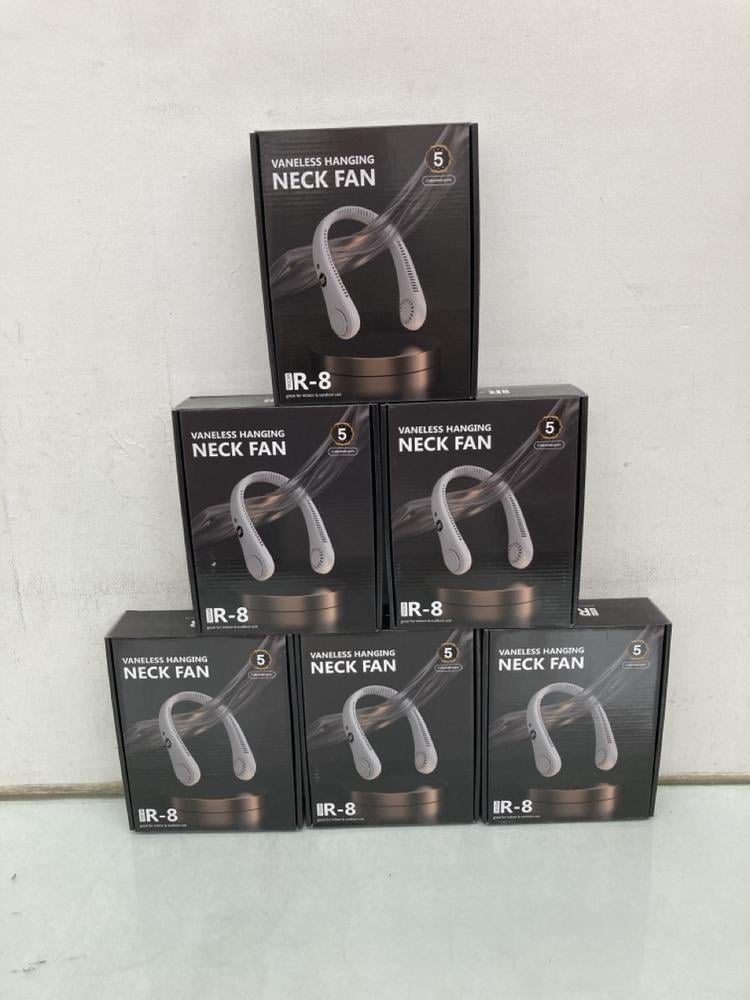 6 X VANLESS HANGING NECK FANS - MODEL: R-8: LOCATI