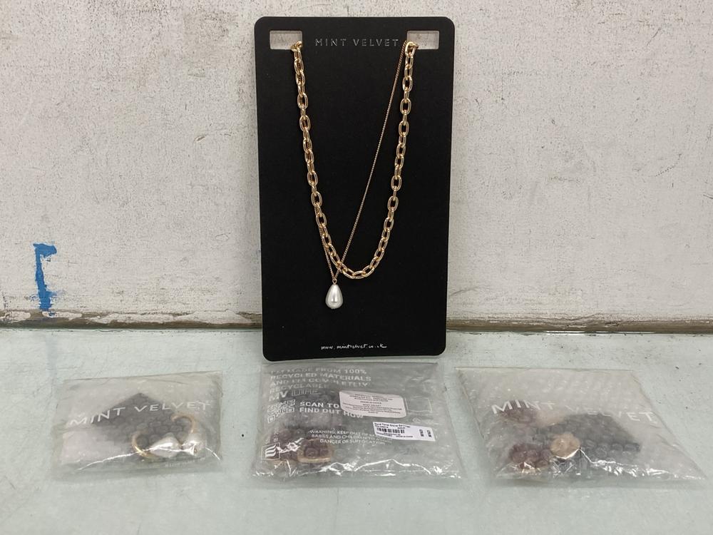 4 X ASSORTED MINT VELVET JEWELLERY TO INCLUDE GOLD