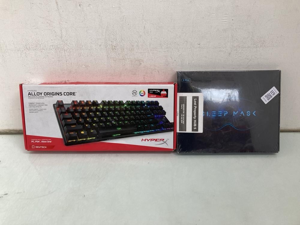 HYPERX ALLOY ORIGINS CORE GAMING KEYBOARD TO INCLU