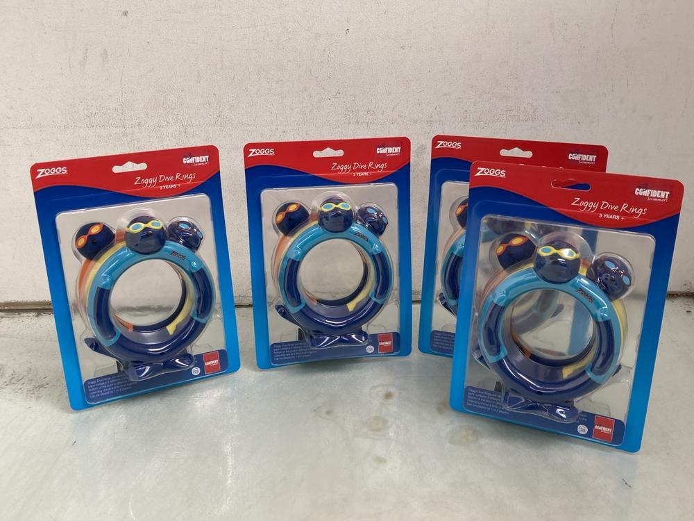 4 X ZOGGS DIVE RINGS: LOCATION - A24